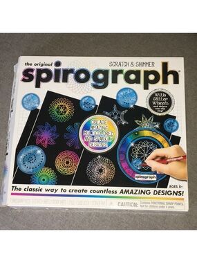The original Spirograph game scratch & shimmer create amazing art‎